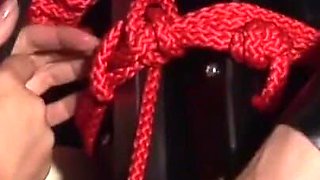Strict bondage for the maid