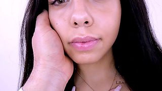 Arousing dark hair girl girl cant resist hard dick at audition