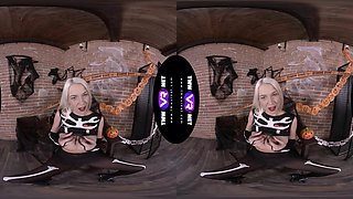 Spooky Night Preparation - Blonde Solo - Sexlikereal