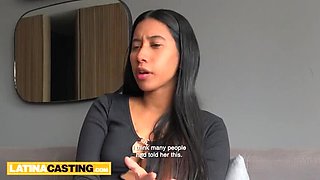 Amateur Latina Teen Alexa Reyes Sucks & Rides Big White Cock - Rough Casting Fuck