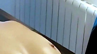 Miss Alessa Milano Racked and Feeding Used Condoms