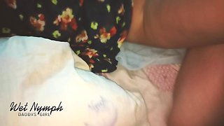 Fucking Very Wet Teen Pussy Close-up and Doggystyle Until Multiple Orgasms