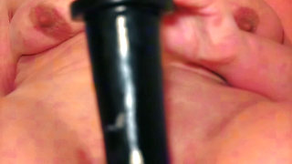 Fuck and Fist Myself on the Toilet Seat in the Bathroom