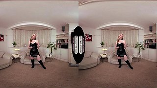 Em Yang Cuck Taunt & Tease With Spanking Paddle & Large Dildo - 8k Vr