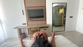 Step Brother Helps Me Relax Before My Job Interview and Gives Me a Big Cum Load