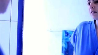 Soapy Brunette's Shower Solo