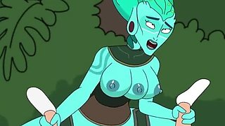 Rick and Morty - a Way Back Home - Sex Scene Only - Part 46 Keara Riding Dick by Loveskysanx