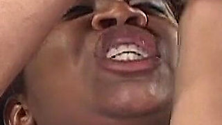 Amateur Black Slut Does Blowjob for the First Time