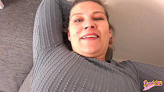 He licks his cum out of my pregnant pussy