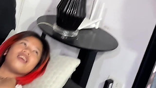 Petite Thai Slut Get Pounded on the Couch Part 1