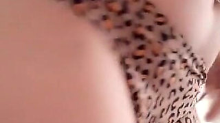 Bending Over for You in My Leopard Print Thong