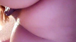 The Blonde Masturbates Very Well