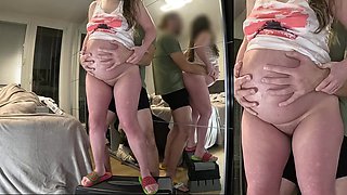 Pregnancy is about to end so it's time for the last hard fuck