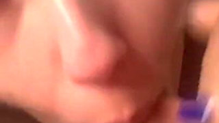 Coquette and Brad - Foot Job, Deeptroat and Facial