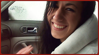 Couple from Prague fucks all over the city