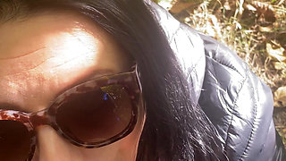 Public Fishing Trip Turns Into Downjacket Blowjob & Doggy Fuck
