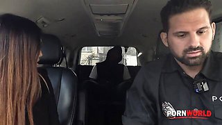Brownhair sex with prurient May Thai and Lorenzo Viota from Porn World