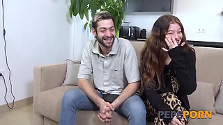 Lovely Young Couple Makes Their Porn Debut With Creampie! Cloe And Michel