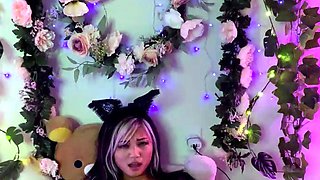Amateur striptease and Solo masturbation
