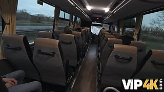 Xxx on the bus. hot sex with federika