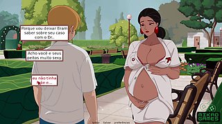 Steamy milf cartoon game filled with drama and big curves