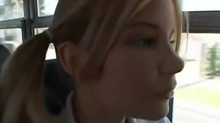 Schoolgirl fucked by bus driver