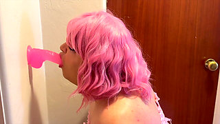 Pink Haired Sissy Slut Compilation