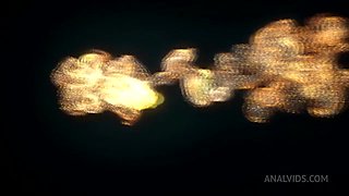 Shy Teen Karry Takes Monster Cock In Ass - Anal Orgasm - Hard