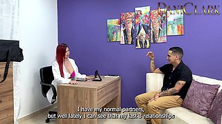 Sexologist Fucks a Patient in Her Office with a Doll