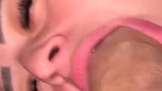 Little Slut Obeys in Punishment with Cock in the Throat - POV Blowjob with Gagging and Real Submission