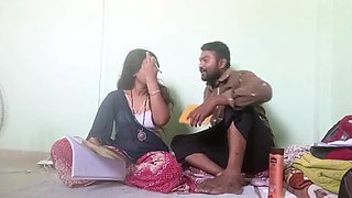 Thick Indian woman is making a sex tape with her partner