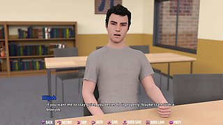 College Kings 90 - Alex Fucks Ms. Rose in the Classroom While Elijha Watches