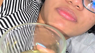 Feeding My Pregnant Slave Piss and Cum and Spit Complete