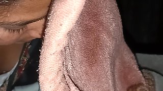 Indian Desi Cheating Housewife Giving Sloppy Job to Her Lover in Night