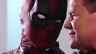 Deadpool Porn Parody: Seth Gamble Fucks Hard in Group Sex Orgy with Nikki Delano