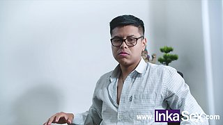 Aroused Curvy Buxom Latina Secretary Entices Her Boss Into Hot Office Sex To Get a Raise