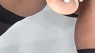 Pissing Babe in Nylon
