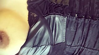 Huge Tits with Big Brown Nipples of a Goth Girl