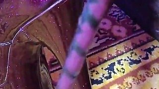 Dominatix Eva Latex Femdom Fetish Purple Rubber Big Ass MILF BDSM Solo Fuck Machine Hot High Heels
