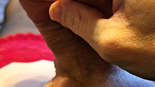 Double stroking my life like dick dildo dick head dreaming in nylons against my Mushroomed cock resulting in drippy oozing