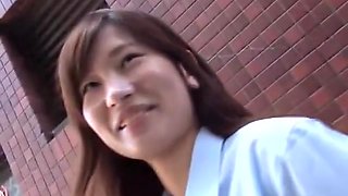 Japanese girls convinced by stranger to flash panties
