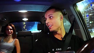 Sexy Strip Game with Naked Hottie on Fake Taxi YouTube Show