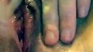 Verbal Squirting for Daddy on Huge Dildo
