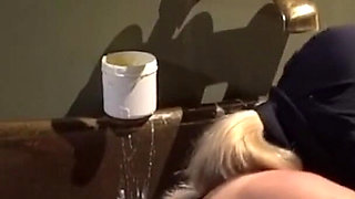 Bathtube Fisting in Latex - Intense Anal Play by Adelina Noir and Fistdude