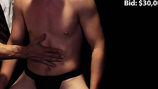 SLave boy Colton Fox for auction and bid by Reece SCott