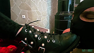 Monika Schmidt Under My Dirty Boots Slave Lick Crushing Waste Giantess POV