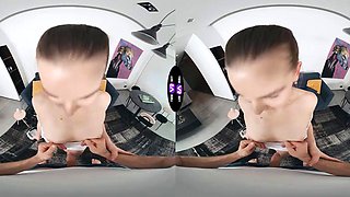 Arina Shy cleaning a big dick - TmwVRnet