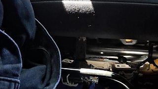 Public washroom & car jerk off