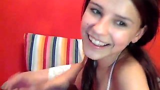 Teen Cute Italian Brunette Solo At