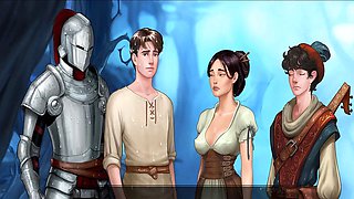 Cartoon vet gets a happy ending in this animated fap session